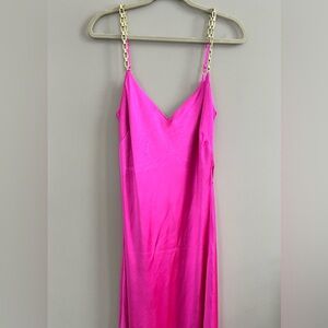 Generation Love Monica hot pink maxi dress size large new without tags